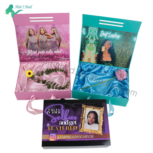 Biểu Tượng Tùy Chỉnh Hot Bán Gói Từ Màu Đen Satin Chèn Lót Hộp Quà Tặng Bao Bì Với Satin Bên Trong Đóng Gói - Product Image 6