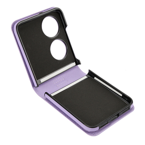 Étui de téléphone porte-cartes en cuir Pu antichoc de luxe avec porte-anneau Protection de charnière étui de téléphone pliable pour Huawei <span class=keywords><strong>p50pocket</strong></span> - Product Image 5