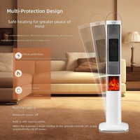 Chauffage Électrique à Air Chaud Camel, Ventilateur Chauffant Économe en Énergie pour la Maison, Mini Chauffage Solaire Adapté aux Bébés, Cheminée à Flamme Simulée 3D