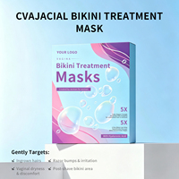 Masque Apaisant pour la Zone du Bikini en Gros – Soulage les Irritations et les Poils Incarnés – Soin Hydratant et Rajeunissant en Forme de T pour la Ligne du Bikini