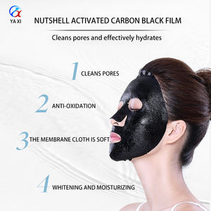 Y117 Neues Produkt Fruchtschalen-Aktivkohle Schwarzes Farbabsorbierendes Adsorptionsgewebe Gesichtsmasken-Substratmaterial Blatt - Product Image 5