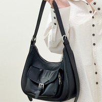 Sac à bandoulière de luxe pour femme en cuir véritable de vachette, étanche, avec fermeture éclair et sangle unique, modèle SAM, ODM/OEM