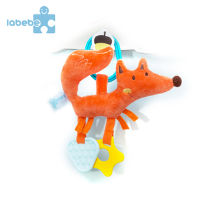 Moda ecológica fox moderna muñeca personalizada cama campana cochecito de juguete nuevos juguetes colgantes bebé sonajero morded - Product Image 3