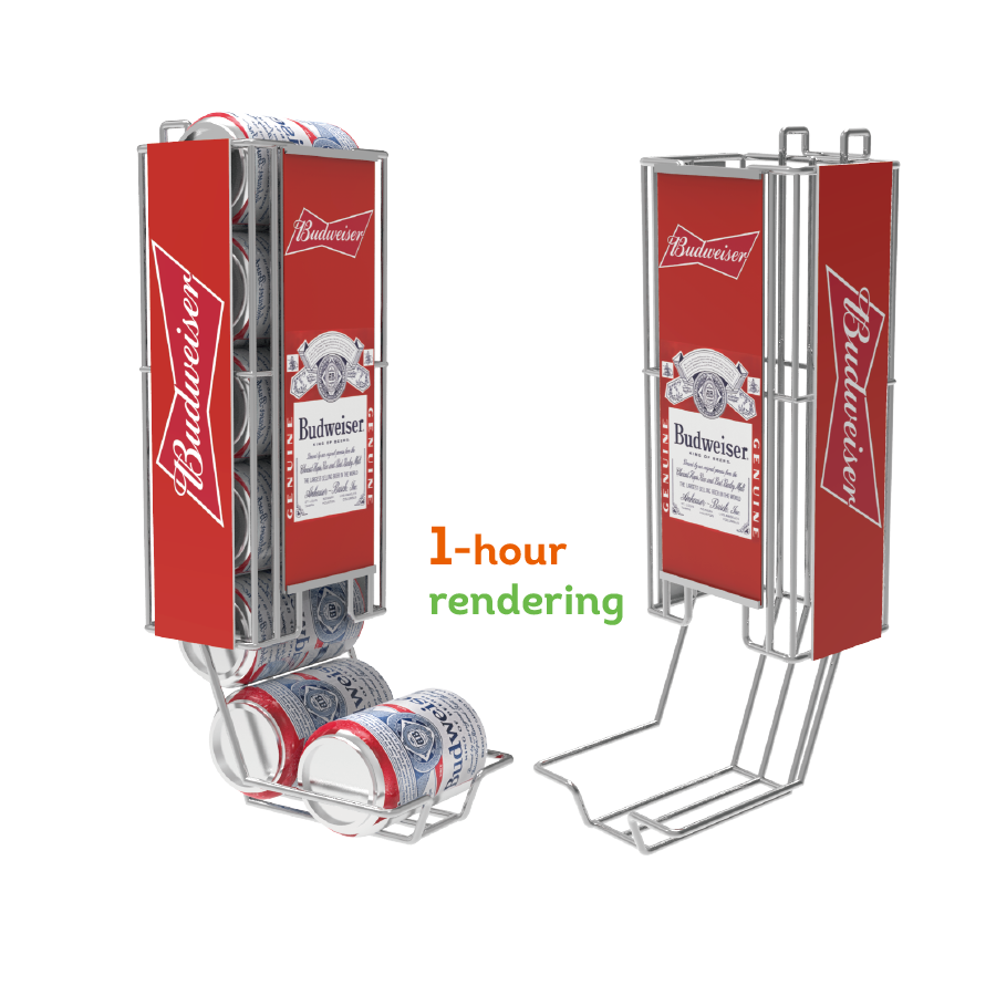 Apache Customized Mental Beverage Iron Wire Wall Mount Display Rack Supermarket Wall Shelf Durable Drink Organizer