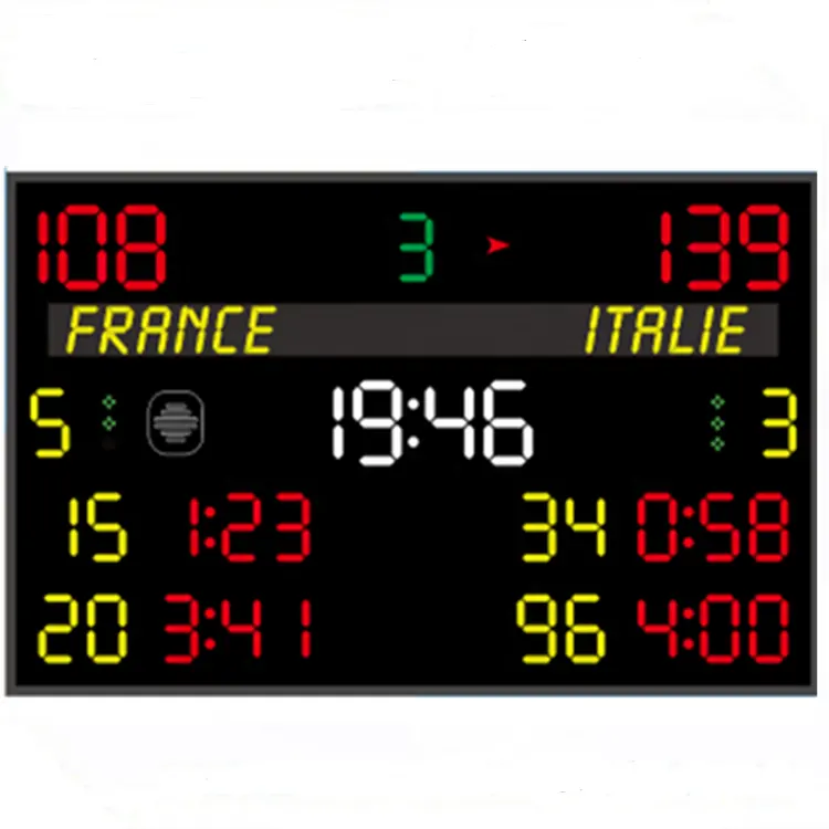 2015 Nieuwe Led Digitale Cricket Scorebord Voor Verkoop/TF-ML3001A Draagbare Led Elektronische Digitale Basketbal Scorebord