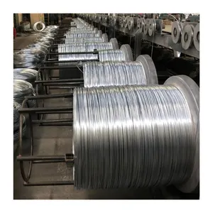 Fábrica de alambre de acero galvanizado en caliente calibre de alambre francés electro galvanizado GI Alambre de unión de hierro