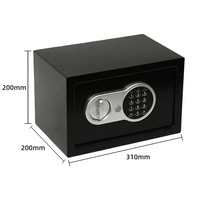 Coffre-fort à armes à feu tout en acier, code électronique mécanique, antivol domestique, boîte à monnaie murale, coffre-fort pour montres et téléphones portables