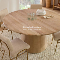 Prix pas cher Belle meilleure Table basse en bois massif Salle à manger Cuisine Hôtel Chambre Tables rondes pour les fêtes