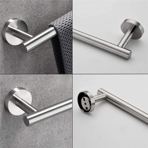 Accessoires <span class=keywords><strong>de</strong></span> <span class=keywords><strong>salle</strong></span> <span class=keywords><strong>de</strong></span> <span class=keywords><strong>bain</strong></span> modernes en acier inoxydable <span class=keywords><strong>de</strong></span> 24 pouces Tringle à serviettes en métal nickel brossé Porte-serviettes <span class=keywords><strong>de</strong></span> 24 pouces Design moderne <span class=keywords><strong>pour</strong></span> salles <span class=keywords><strong>de</strong></span> <span class=keywords><strong>bain</strong></span> - Product Image 3