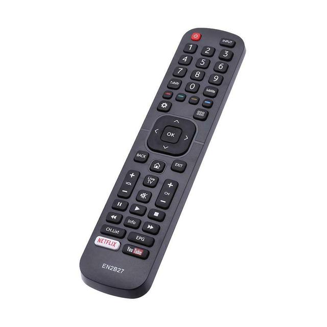 EN2B27 Replacement Remote Control for Hisense HD LCD Smart TV Compatible with EN2A27 EN2C27 EN2D27 EN2B27HB