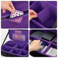 Vente en gros d'usine, boîte de transport personnalisée en EVA pour cartes MTG/TCG avec sangles pour tapis de jeu