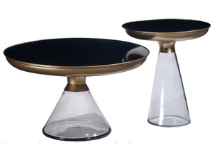 Tùy Chỉnh Thiết Kế Hiện Đại Convertible Bàn Cà Phê Vàng-Mạ Sắt Với Top 5Mm Thép Kính Dưới Đối Với Trang Chủ Phòng Khách Đồ Nội Thất - Product Image 4