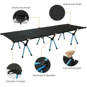 <span class=keywords><strong>Lit</strong></span> pliant portable ultraléger réglable en tube <span class=keywords><strong>d</strong></span>'aluminium <span class=keywords><strong>Lit</strong></span> de camping pliable confortable pour l'extérieur - Product Image 4