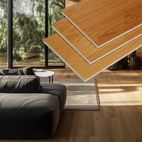 Carreaux de parquet intérieur en planches de vinyle de style bois imbriqué imperméable SPC Click Lock