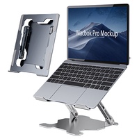 Coolcold — support réglable en aluminium pour ordinateur Portable 10-17 pouces, pour bureau, vente en gros