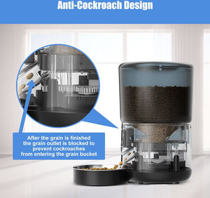 Raffy akıllı otomatik paslanmaz çelik yem kasesi 4L çift programlanabilir anti-sıkışma zamanlı kedi/köpek besleyici Modern dayanıklı şarj - Product Image 4