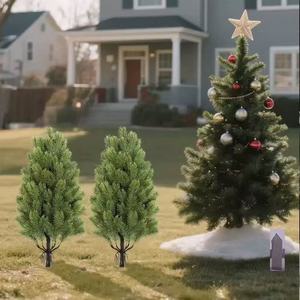 Décoration de Noël en plastique Xianglin et sapin artificiel 30cm-100cm pour usage extérieur - Product Image 1