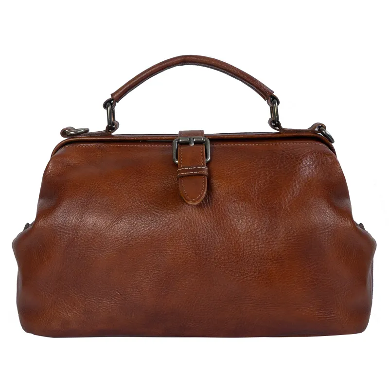 2022 Guangzhou factory wholesale travel style professional medical handbag vintage leather doctors bags