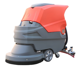 เครื่องขัดพื้นแบบเดินตาม BOSHUO ราคาประหยัด ใช้แบตเตอรี่ 24V ประสิทธิภาพการทำความสะอาด 2800 ตร.ม./ชม. เหมาะสำหรับบริษัทรับจ้างทำความสะอาดและการจัดการทรัพย์สิน - Product Image 1