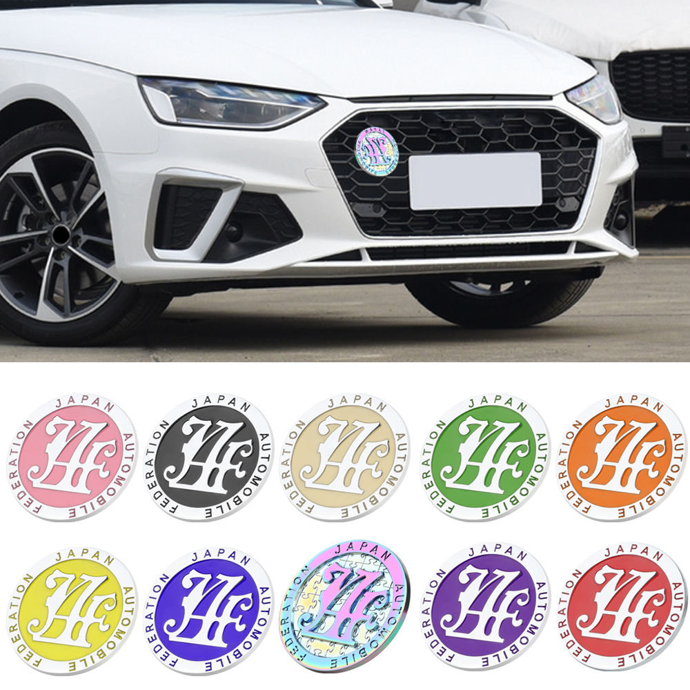 3D Metal JAF Japón Federación De Automóviles JDM Coche Parrilla Delantera Logotipo Emblema Insignia I.978811058