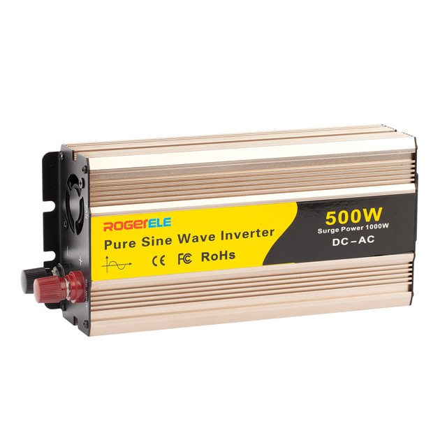 500W DC 12V/24V/48V/110V/220V AC Single Phase Pure Sine Wave Power Inverter for Home & Automotive Use