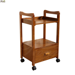 Carros con ruedas para manicura/pedicura usados en salón de belleza de madera baratos - Product Image 5