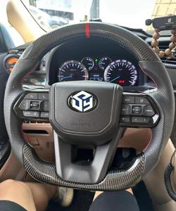 Accesorios de coche de alta calidad, volante negro Piano para <span class=keywords><strong>Toyota</strong></span> Hilux Land Cruiser <span class=keywords><strong>Yaris</strong></span> LC300, volante de coche deportivo - Product Image 4