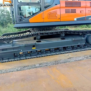 Excavadora de cadenas DEVELON DX220LCA usada, máquina de excavación mediana de segunda mano, 22 toneladas, con motor y capacidad de cazo de 0.22m, en venta. - Product Image 5