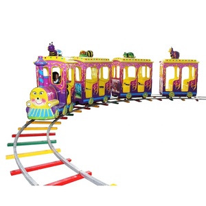 Produits de parc d'attractions pour adultes et enfants, fabriqués en Chine, conformes aux normes CE, train touristique sur rail pour l'extérieur, à vendre. - Product Image 1