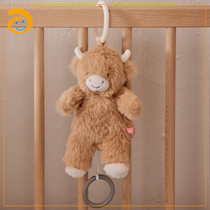 Nuovo Arrivo: Giocattolo Musicale Pendente in Peluche, Modello Orsetto, Elefante, Coniglio, Mobile per Culla con Carillon, Regalo per Neonati - Product Image 3