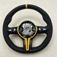 Volant en fibre de carbone en forme de D personnalisé en gros pour BMW F10 F20 F30 F32 F80 F82 M3 M4 M5 M6 E90 X5 X6