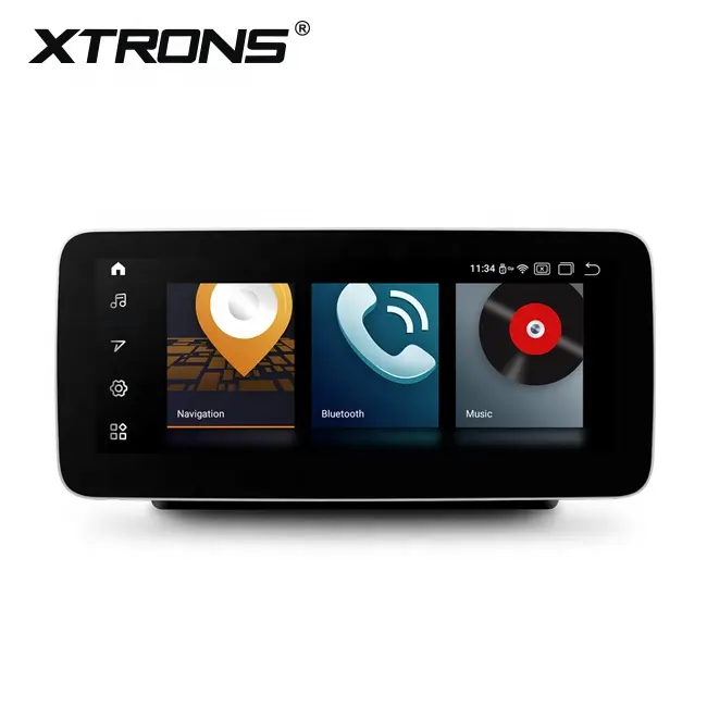 Xtrons 10.25 "Android 12 Touch Screen Autoradio Voor Mercedes-Benz C-Klasse W205 Glc-Klasse x253 & C253 V-Klasse W447