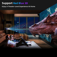 Projecteur 3D 4k 1080P HQ9W projecteur vidéo led ultra multimédia maison lcd hd led cinéma théâtre projecteur maison projecteur 4k 1080P