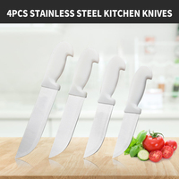 Gros 6 7 8 9 10 Pouces PP Poignée Lame En Acier Inoxydable Couteau De Boucher Abattage Viande Volaille Fruits Cuisine Couteau de cuisine Ensemble