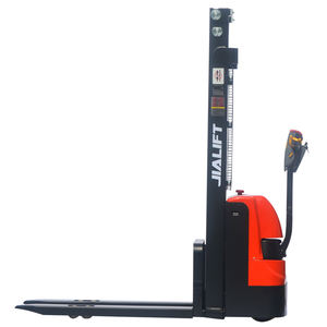 1 टन 1.2 1.5 टन अधिकतम. ऊंचाई 4 मीटर पैलेट स्टेकर इलेक्ट्रिक फुल इलेक्ट्रिक स्टेकर - Product Image 4