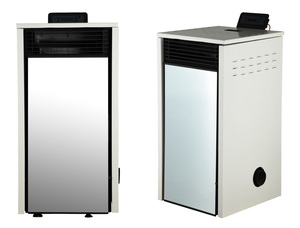 Stufa a <span class=keywords><strong>Pellet</strong></span> Termostatica Digitale Riscaldamento Domestico Efficiente per Ambienti di 80 Metri Quadrati - Product Image 2