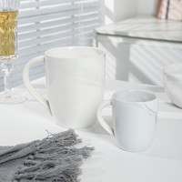 En stock, tasses à café faites à la main avec marbre et glaçure écologique, grandes tasses à eau en céramique uniques en leur genre