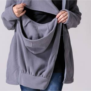 Emotion Moms Wholesale Manteau <span class=keywords><strong>kangourou</strong></span> Porte-bébé Veste à capuche pour <span class=keywords><strong>maman</strong></span> et bébé Deux options pour porter des vêtements de maternité - Product Image 5