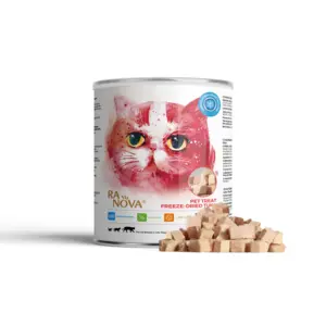 OEM ODM manufacturer wholesale pet tuna dry food cat freeze dried can tuna for bulk dried pet treats factory