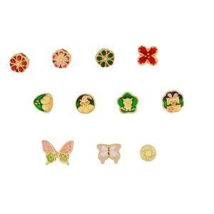 Cuentas espaciadoras con forma de flor y orificios abiertos para accesorios de fabricación de joyería DIY D141 - Product Image 5