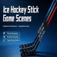 Fabricant chinois de bâtons de hockey sur glace en fibre de carbone T800, intercouche en fibre de bore aérospatiale, logo personnalisé, couleur OEM ODM