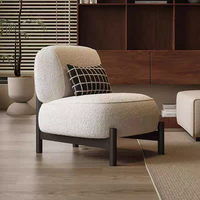 Fauteuil de loisir créatif de luxe nordique à un siège pour salon, balcon, hôtel, maison d'hôtes, réception et négociation