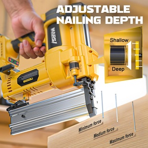 MARS Yeni Gelen 20v Akülü Fırçasız Çivi Tabancası Fabrika Kaplama Elektrikli Brad Çivi 18 Gauge 2'si 1 Arada Kombine Marka Pim Çivi - Product Image 4