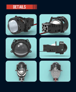 Precio de fábrica Lente de proyector Bi de <span class=keywords><strong>3</strong></span> pulgadas Faro de metal H3 H11 9005 9006 H1 Proyector apto para DC 12V Nueva condición - Product Image 4