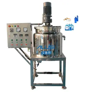 automatic paint juice oil mixer mixing machine industrial multifunctional blender electric heating three layer tank price