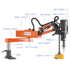 เครื่องต๊าปเกลียวไฟฟ้าแบบโปรโมชั่น พร้อมเซอร์โวมอเตอร์และชิ้นส่วนหลัก PLC ได้รับการรับรองมาตรฐาน CE สำหรับใช้งานในอุตสาหกรรม กำลังไฟ 800 วัตต์ รับประกัน 2 ปี - Product Image 5