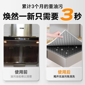 Range Hood Filter Oil Proof Pad 45x90 Cm And 55x90 Cm High Temperature Resistant <b>Kitchen</b> <b>Sticker</b> Gray Stripes - Product Image 5