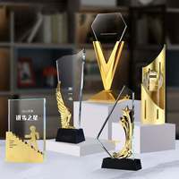 Trophée de luxe en alliage d'aluminium, coupe de récompense en métal, souvenir de reconnaissance pour les champions, pour événements sportifs, marathons, conventions d'entreprise