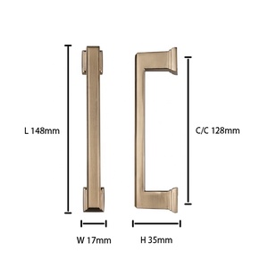 Champagne Bronze Handles for Furniture <strong>Light</strong> Luxury Long Handles <strong>Pulls</strong> and Knob Sets Use for Living Room Cabinets Drawers <strong>Pulls</strong> - Product Image 3