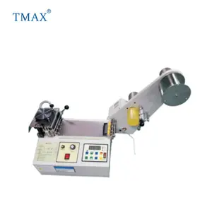 TMAX marka otomatik kesme makinesi elastik kemer için/kumaş ve omuz kemeri kesici ambalaj kayışı naylon kemer/şerit